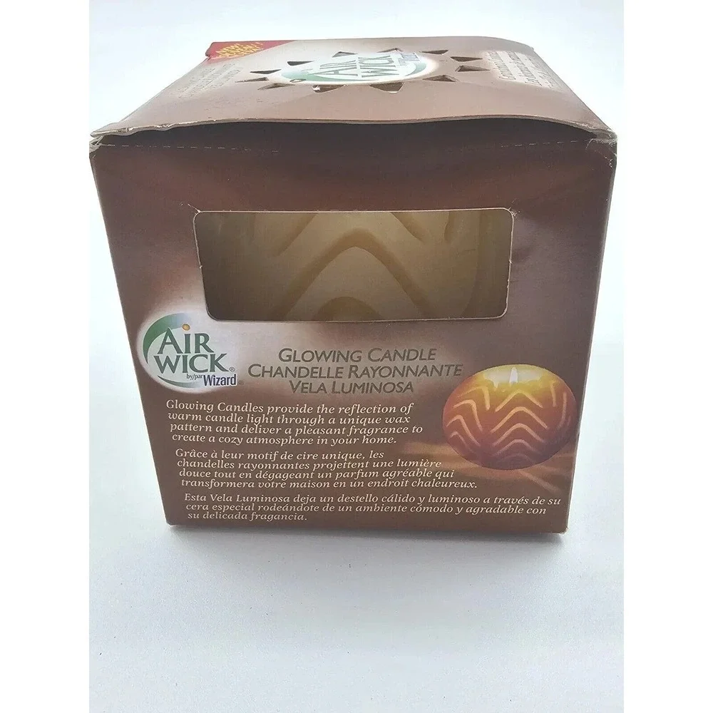 AIRWICK Grandmas Cookies by Wizard Glowing Candle Discontinued 2002 New